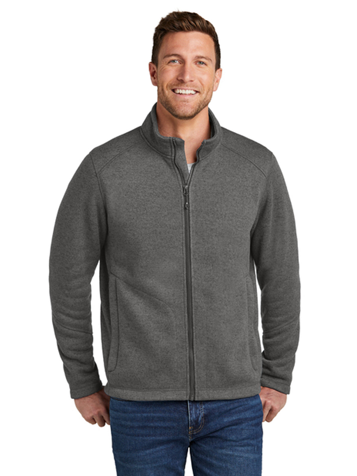 Men's 2-Pocket Arc Sweater Fleece Jacket