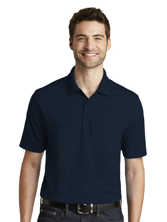 Men's Pocketless Micro-Mesh Polo