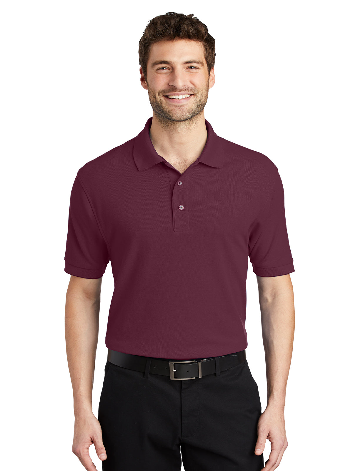 Men's Stretch Pique Polo