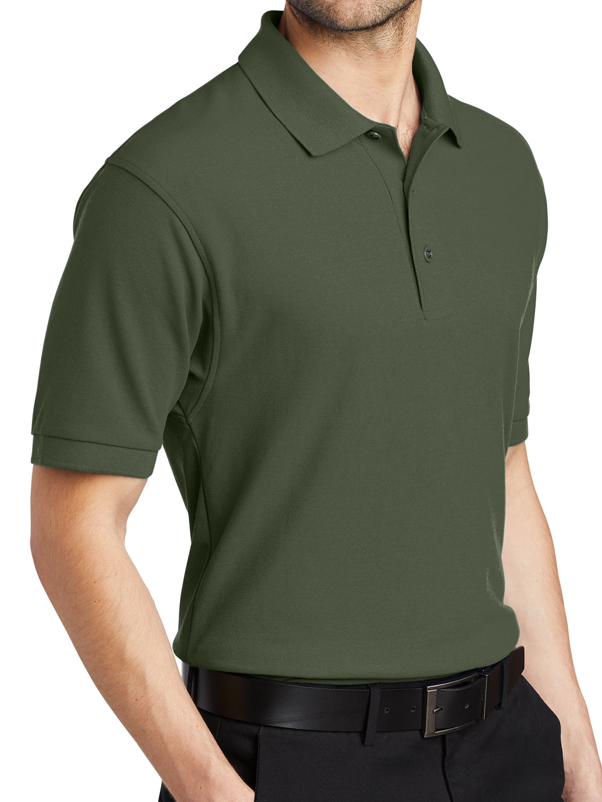 Men's Stretch Pique Polo