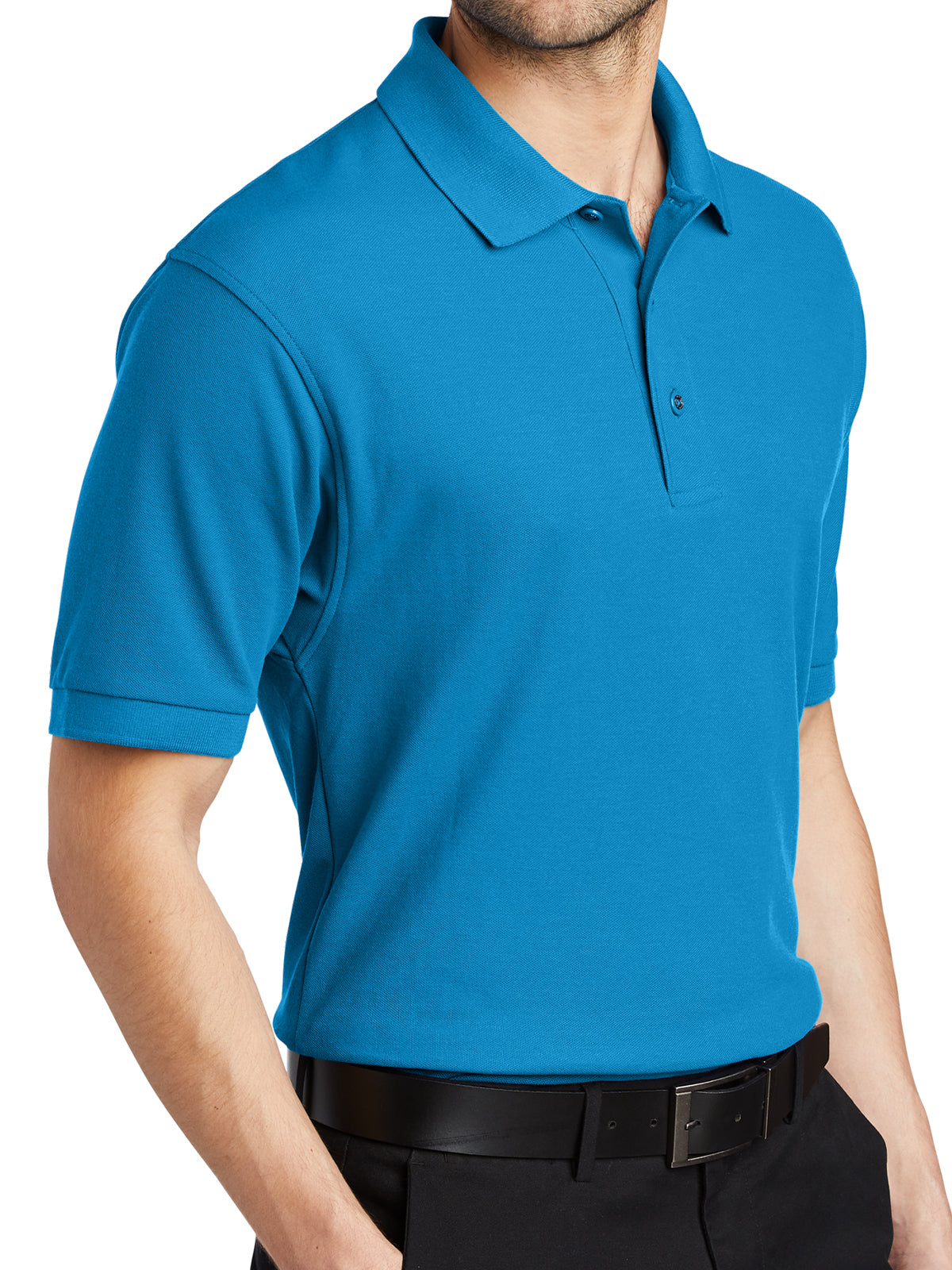 Men's Stretch Pique Polo