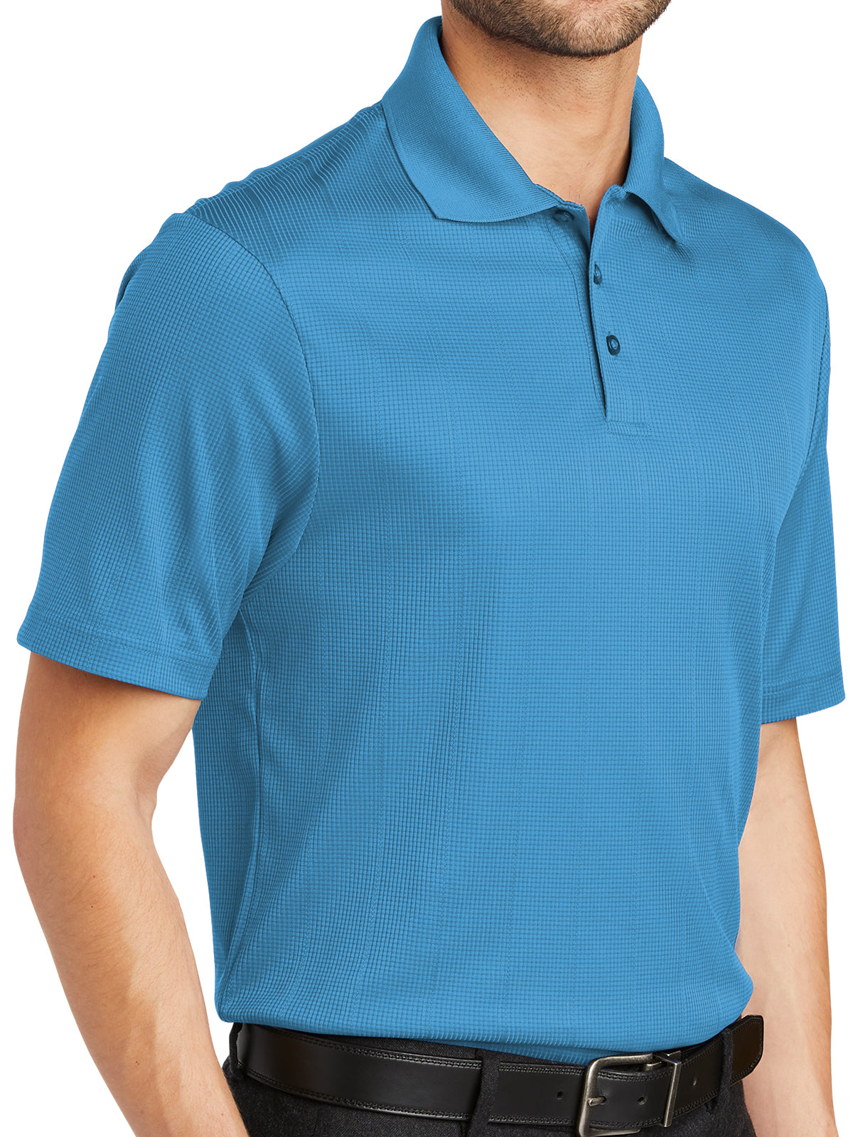 Men's Fine Jacquard Polo