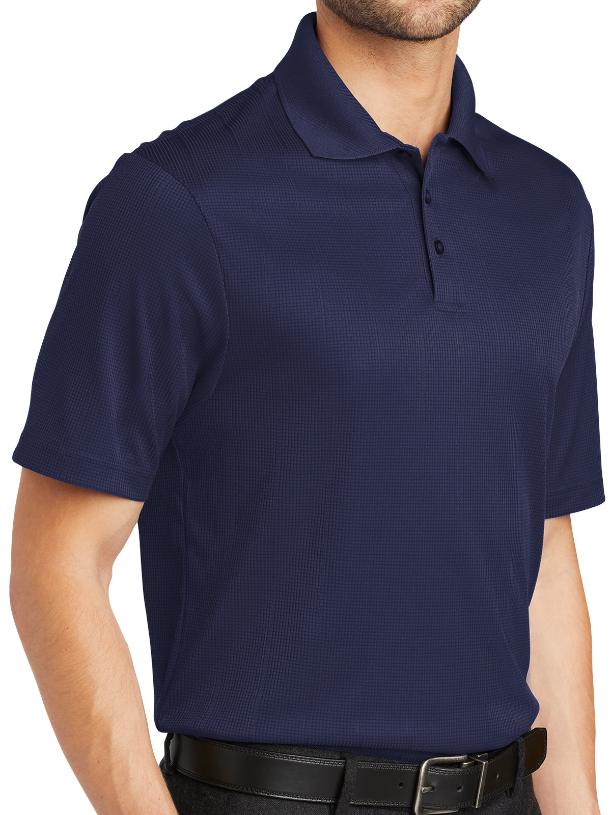 Men's Fine Jacquard Polo