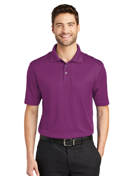 Men's Fine Jacquard Polo