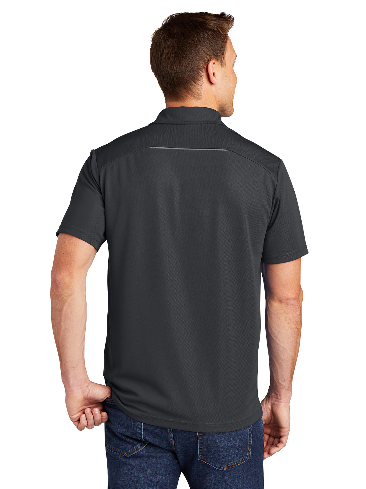 Men's Pinpoint Mesh Polo Shirt