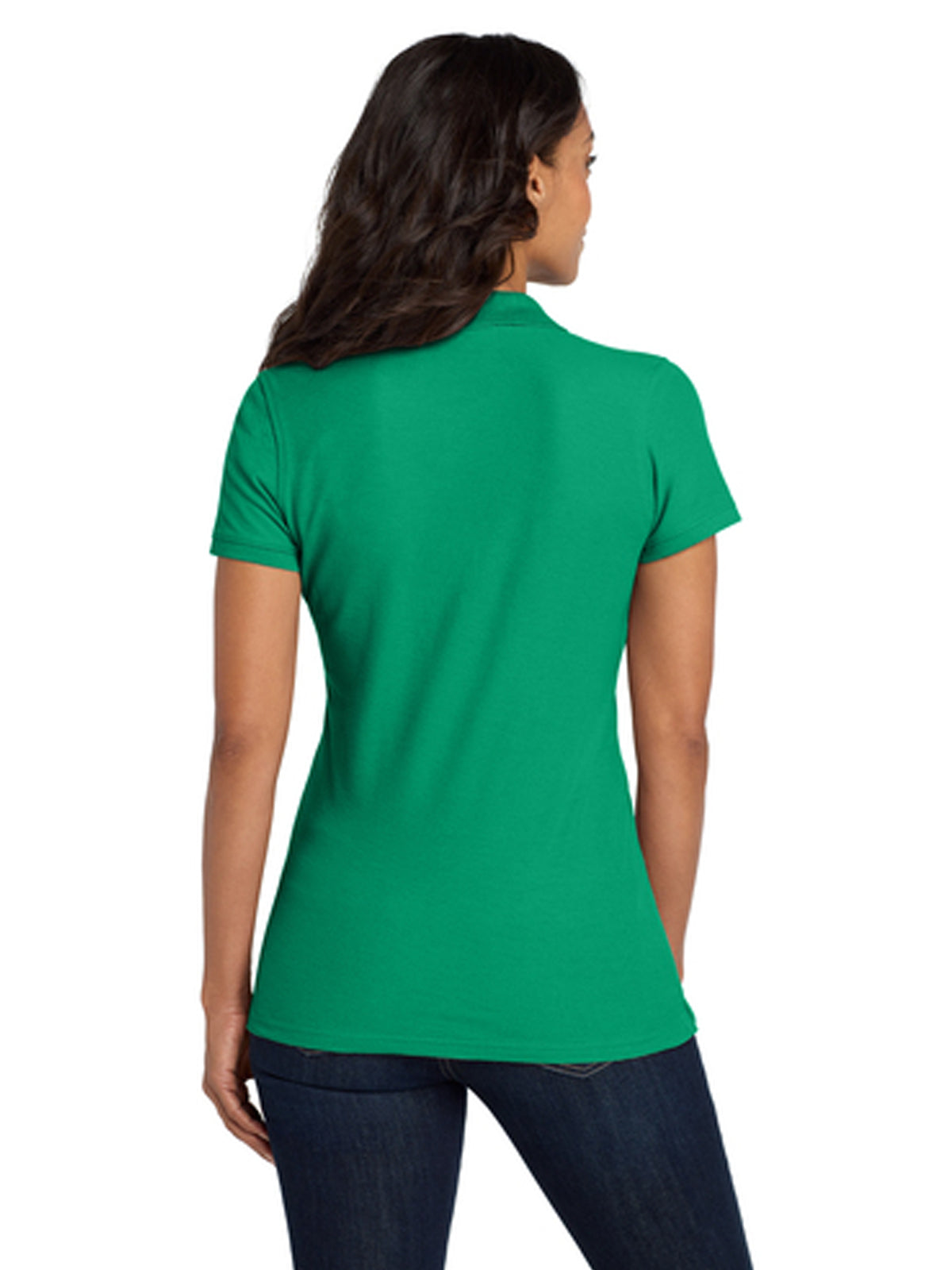 Women's Classic Pique Polo Shirt - L100 - Bright Kelly Green