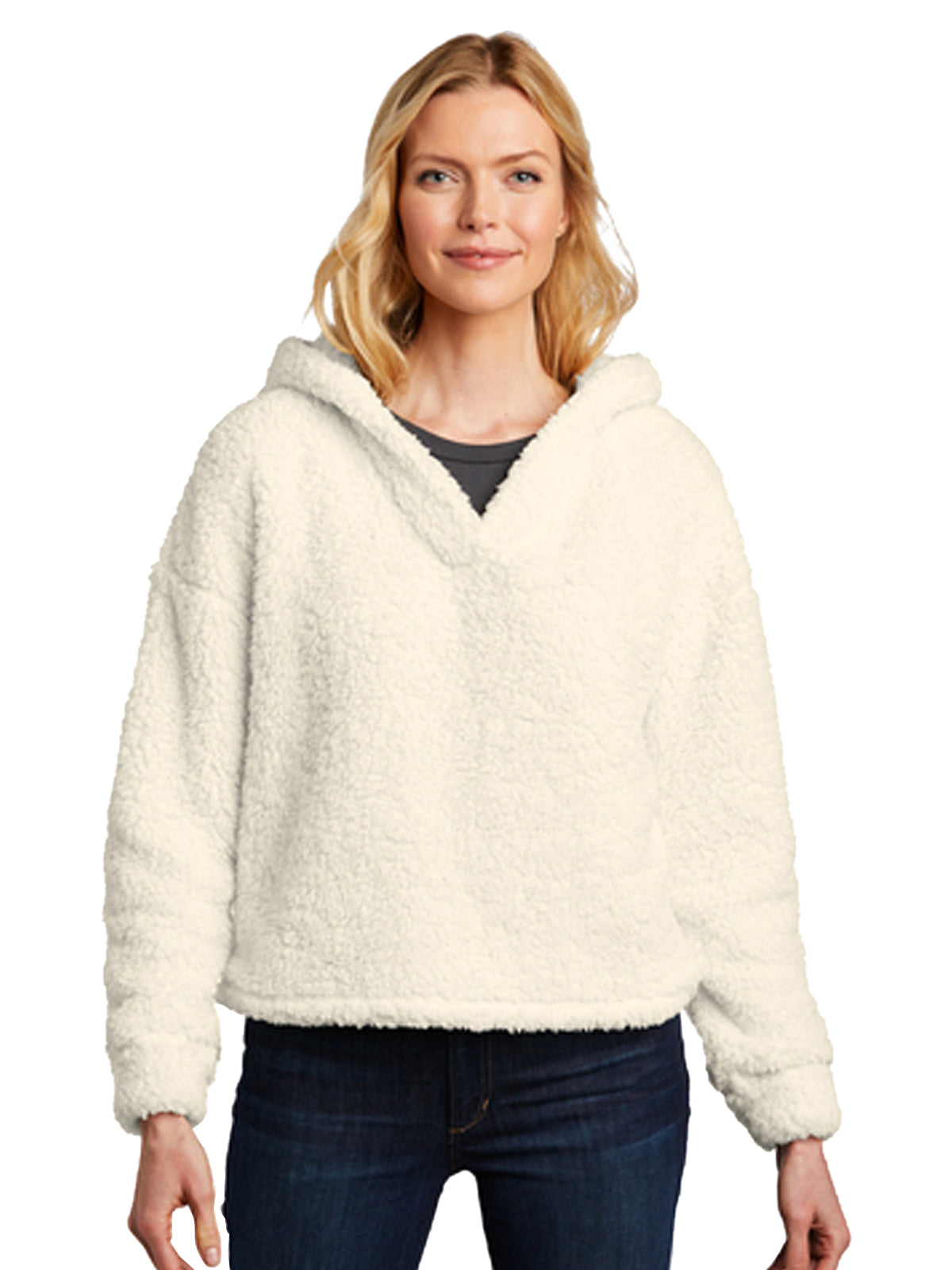 Women's Cozy Sherpa Fleece Hoodie Sweatshirt