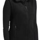 Women's Fleece Vest - L219 - Black
