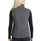Women's Fleece Vest - L219 - Iron Grey