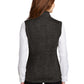 Women's Fleece Vest - L236 - Black Heather