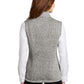 Women's Fleece Vest - L236 - Grey Heather