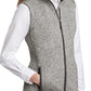 Women's Fleece Vest - L236 - Grey Heather