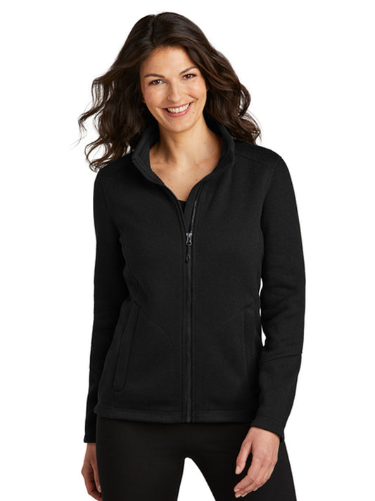 Women's 2-Pocket Arc Sweater Fleece Jacket