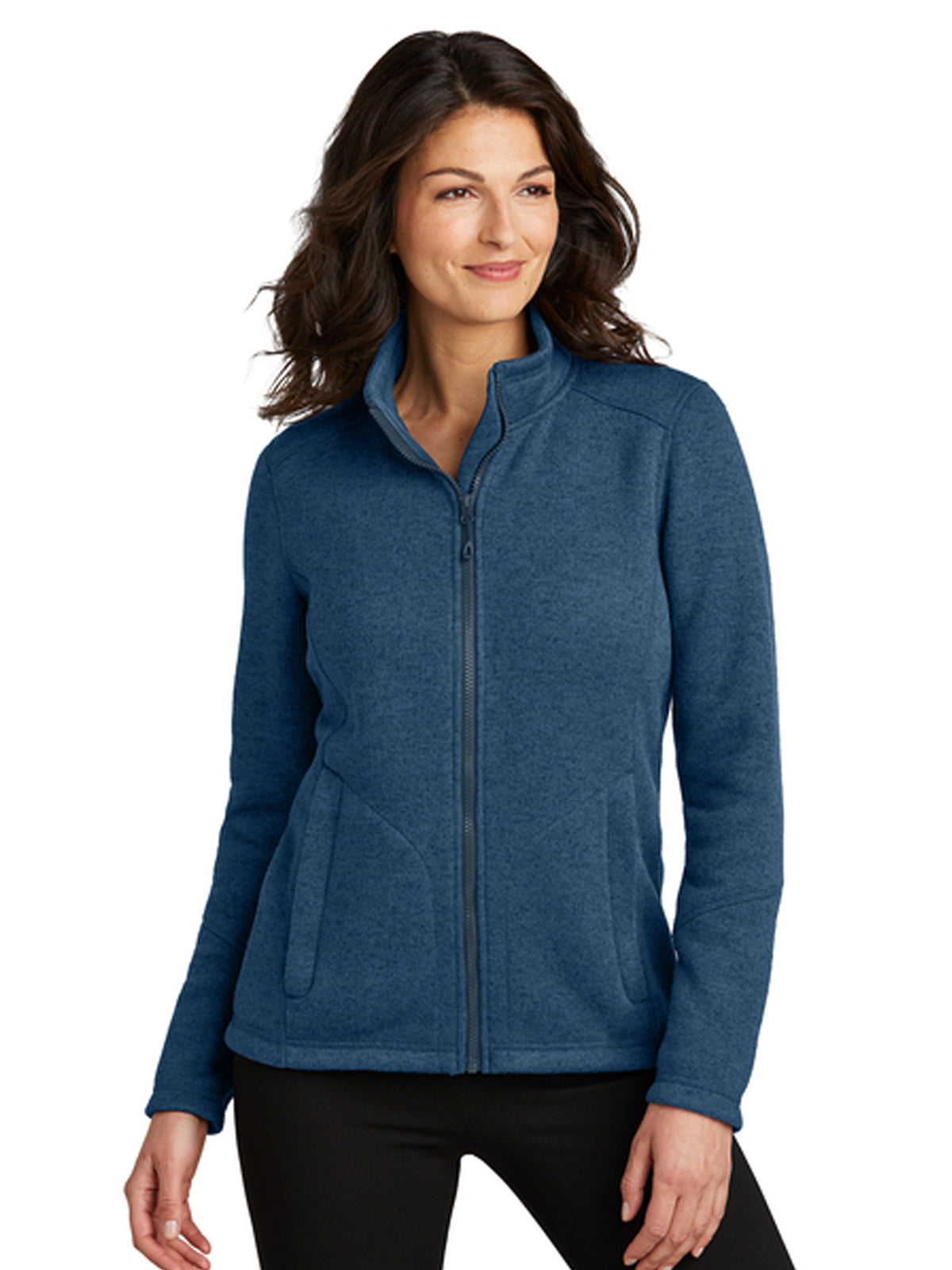 Women's 2-Pocket Arc Sweater Fleece Jacket