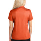 Women's Jacquard Polo  - L528 - Autumn Orange