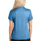 Women's Jacquard Polo  - L528 - Ocean Blue