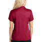 Women's Jacquard Polo  - L528 - Rich Red