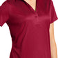 Women's Jacquard Polo  - L528 - Rich Red