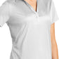 Women's Jacquard Polo  - L528 - White