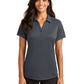 Women's Pocketless Jacquard Polo