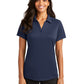 Women's Pocketless Jacquard Polo