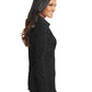 Women's Knit Dress Shirt - L570 - Black