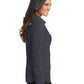 Women's Knit Dress Shirt - L570 - Battleship Grey