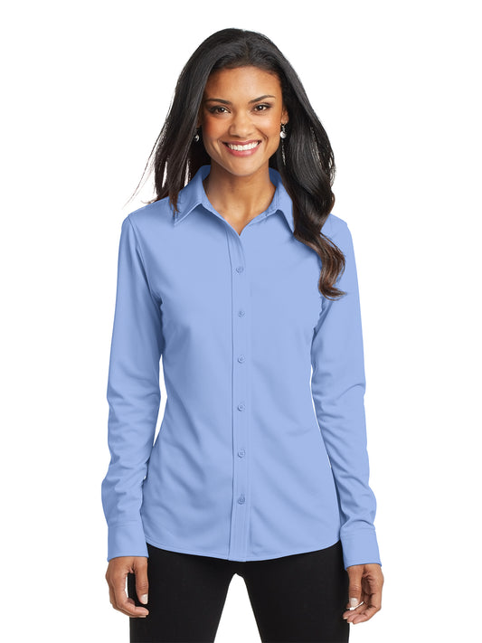 Women's Knit Dress Shirt