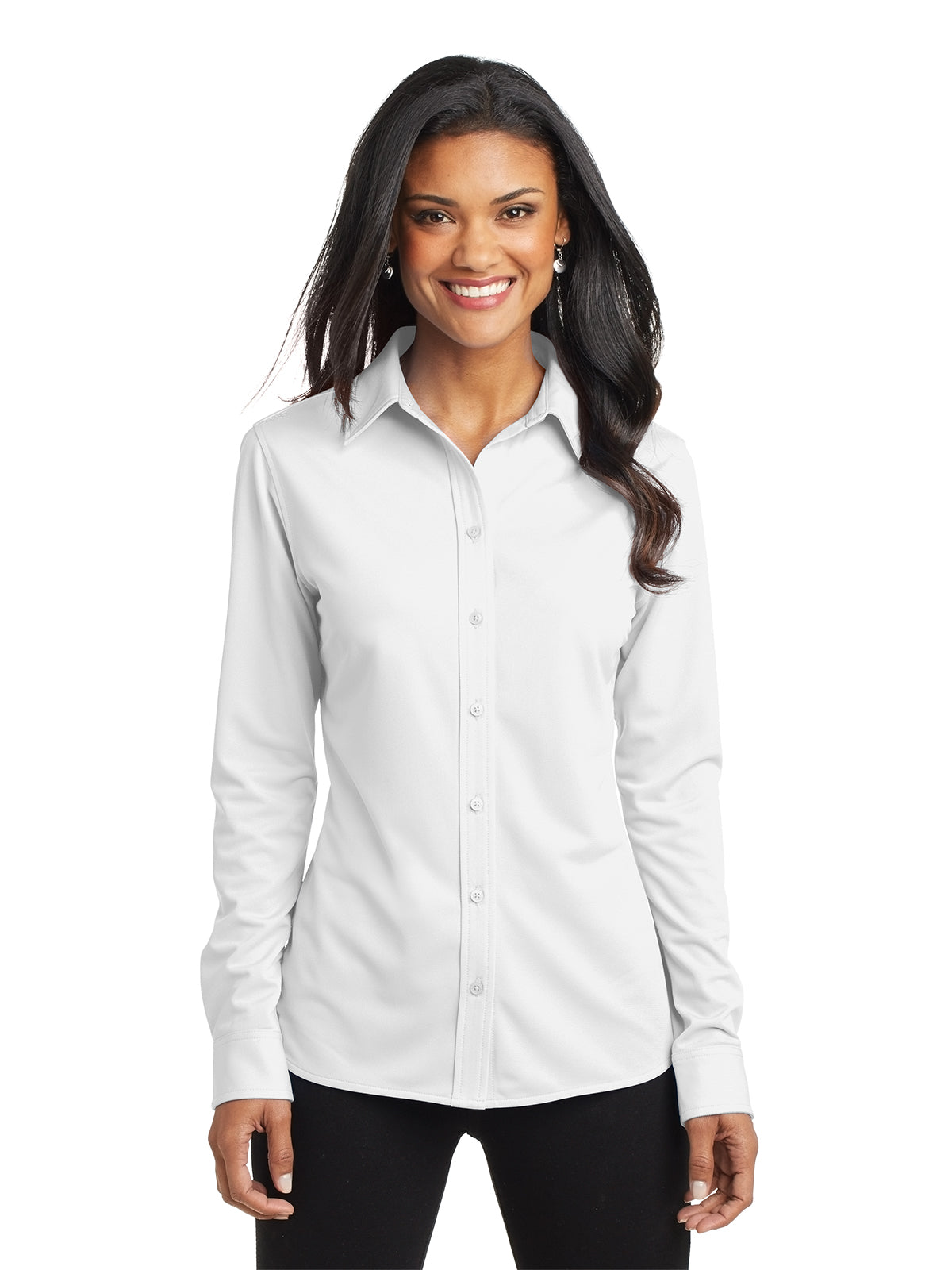 Women's Knit Dress Shirt