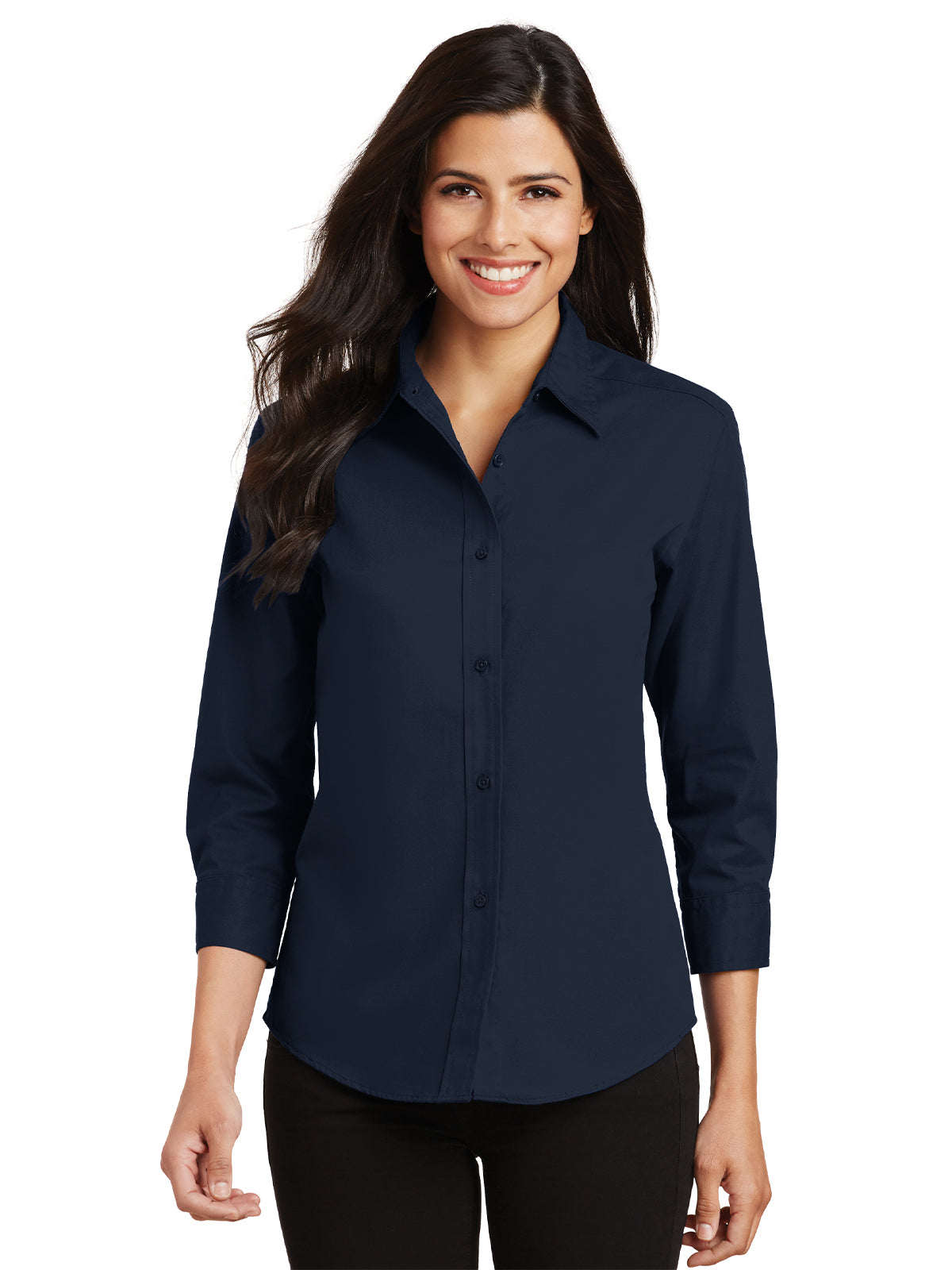 Women's Wrinkle-Resistant 3/4-Sleeve Shirt