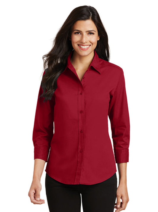 Women's Wrinkle-Resistant 3/4-Sleeve Shirt