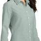Women's Oxford Button Up Shirt - L658 - Green
