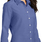 Women's Oxford Button Up Shirt - L658 - Navy