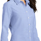 Women's Oxford Button Up Shirt - L658 - Oxford Blue