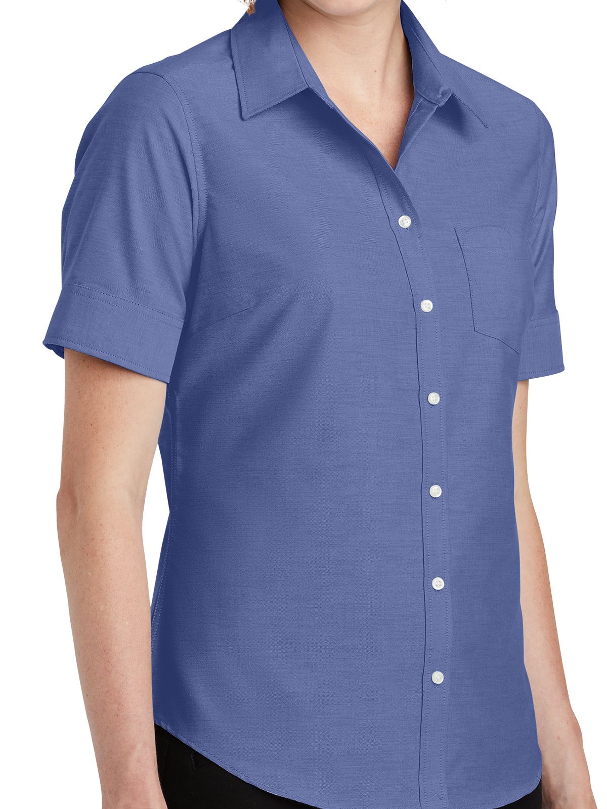 Women's Short Sleeve Oxford Shirt