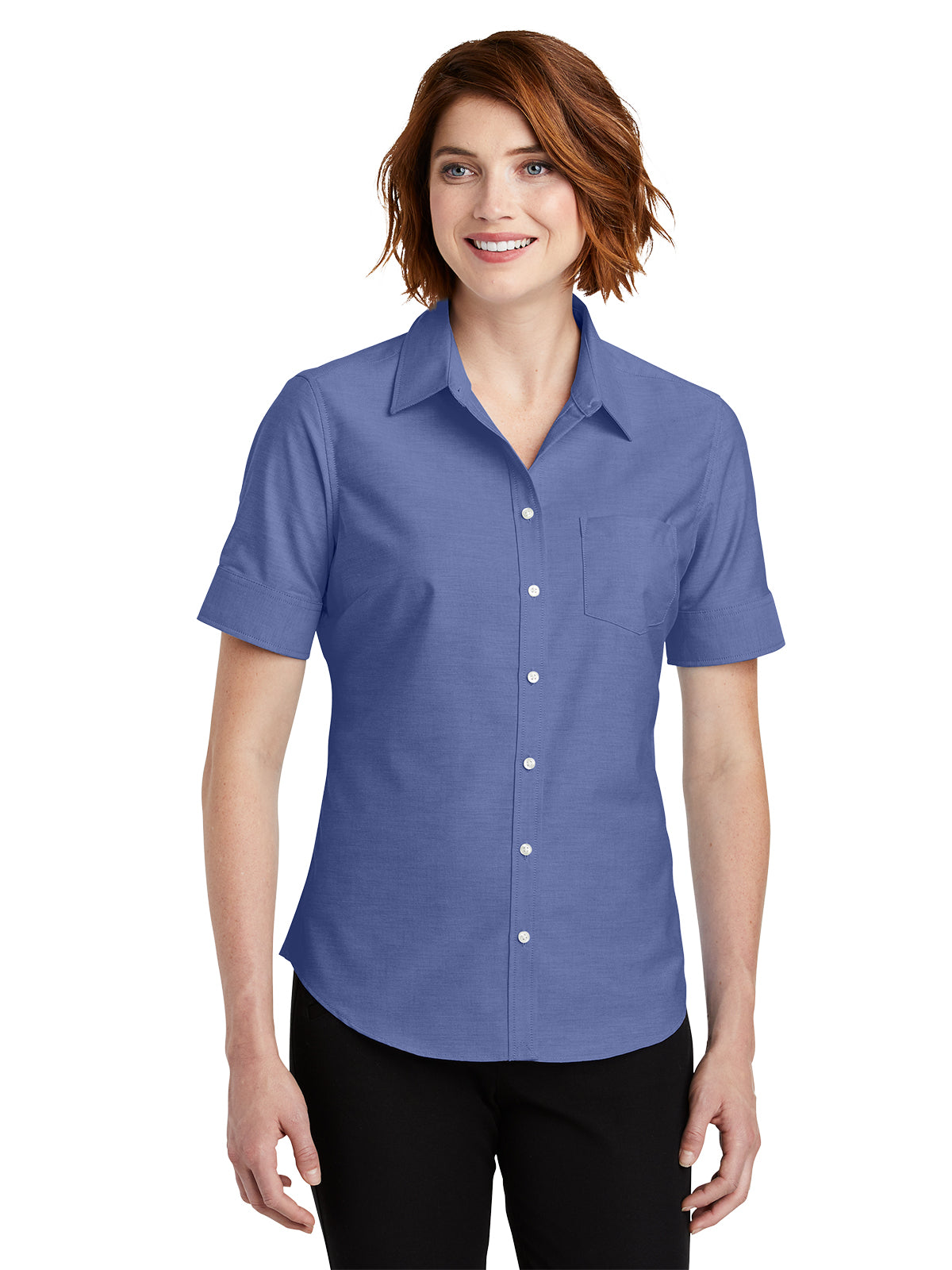 Women's Short Sleeve Oxford Shirt