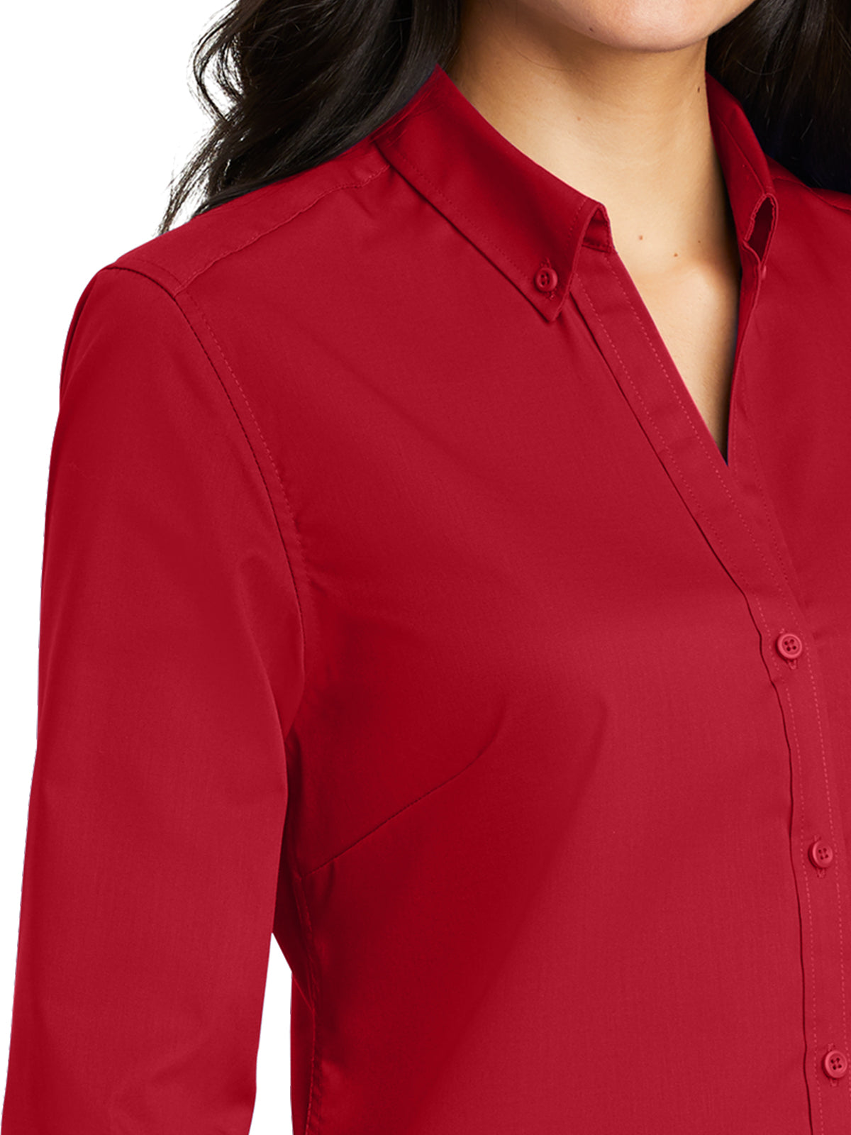 Women's 3/4 Sleeve Twill Shirt