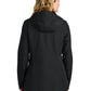 Women's 2-Pocket Rain Jacket - L714 - Deep Black