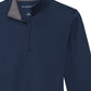 Women's 1/4-Zip Pullover - LK584 - Navy/Steel Grey
