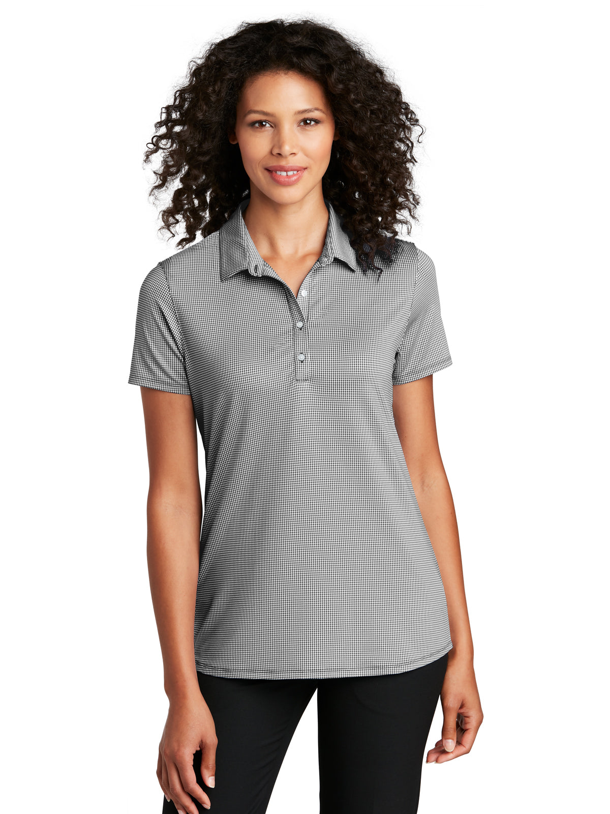 Women's Gingham Polo