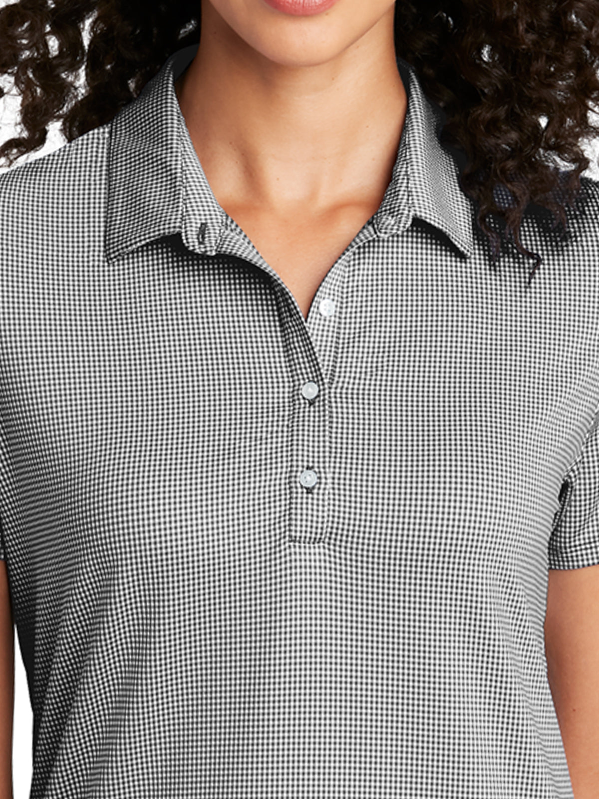 Women's Gingham Polo