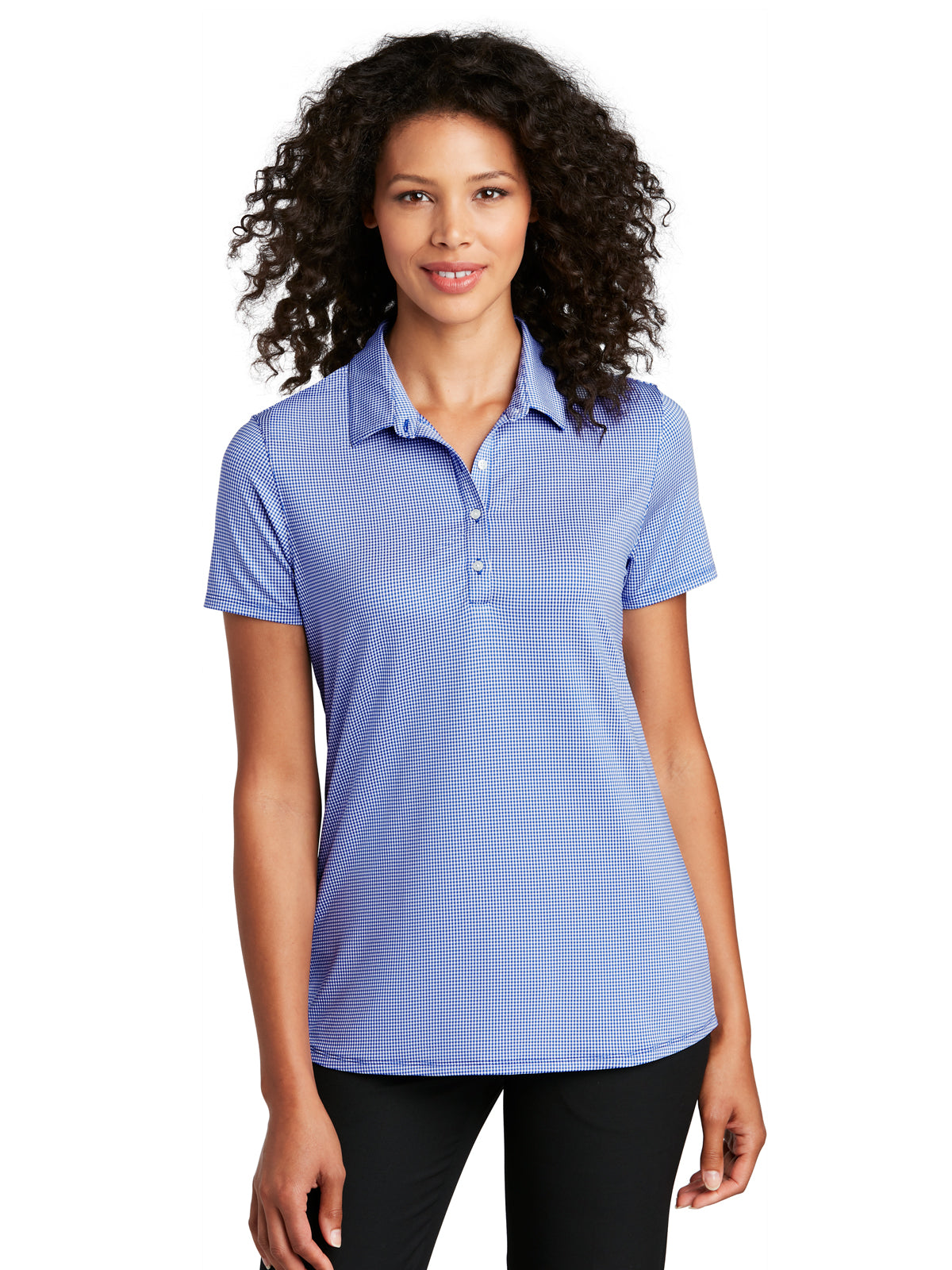 Women's Gingham Polo