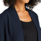 Women's Microterry Cardigan - LK825 - River Blue Navy