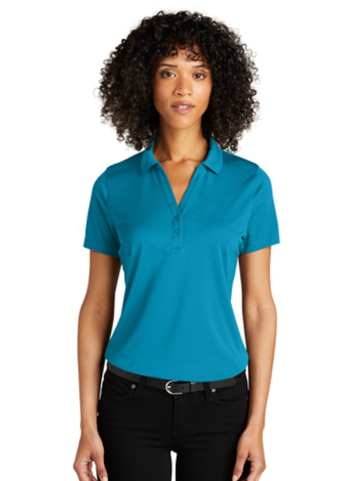 Women's C-Free Performance Polo Shirt - LK863 - Parcel Blue