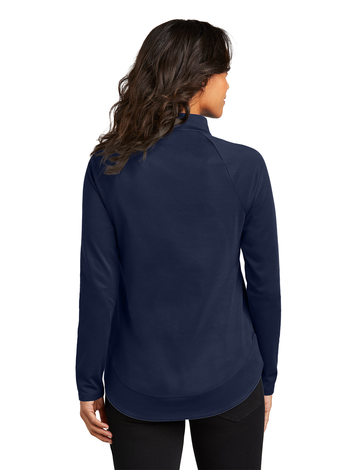 Women's Pocketless Quarter-Zip Sweatshirt