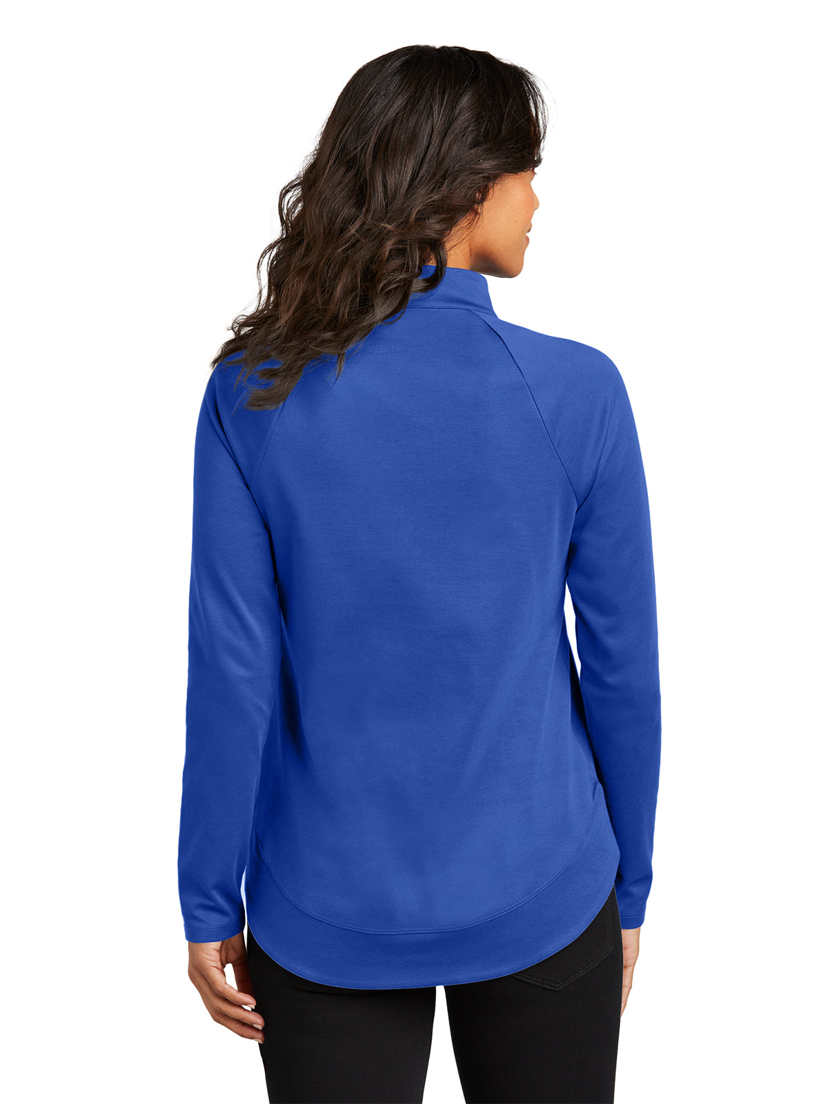 Women's Pocketless Quarter-Zip Sweatshirt