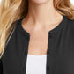 Women's Concept Stretch Button-Front Cardigan - LM1008 - Black