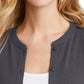Women's Concept Stretch Button-Front Cardigan - LM1008 - Grey Smoke