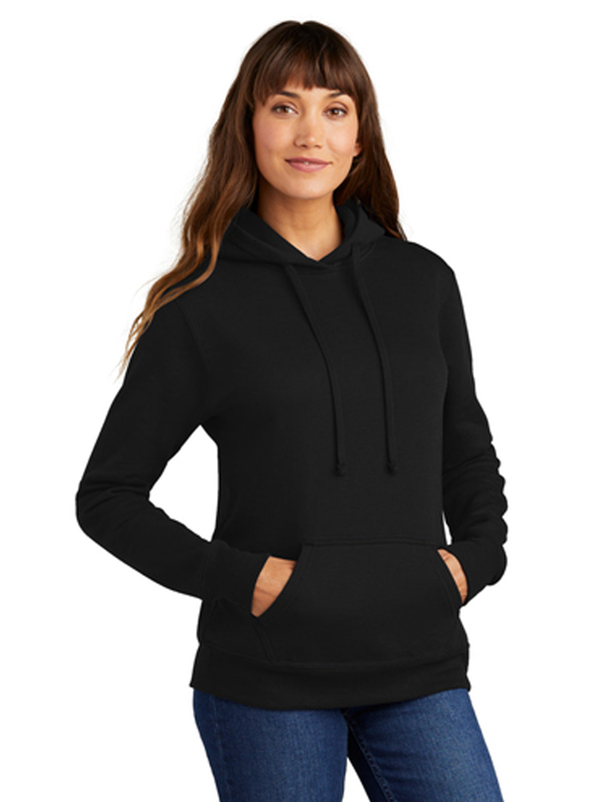 Women's 1-Pocket Pullover Hooded Sweatshirt