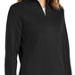 Women's 1/4-Zip Sweatshirt - LST253 - Black